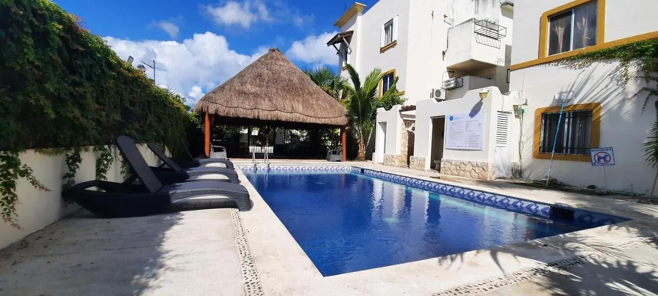 Apartamento En Fraccionamiento Privado 6 Personas, 5 Camas, Piscina Cerca De La Playa Playa del Carmen 0*,  Mexico