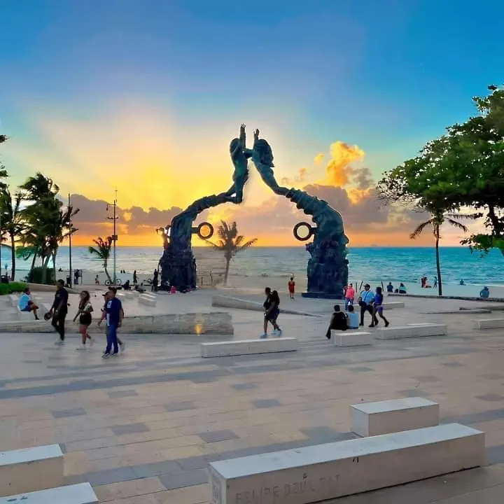 Apartamento En Fraccionamiento Privado 6 Personas, 5 Camas, Piscina Cerca De La Playa Playa del Carmen Daire